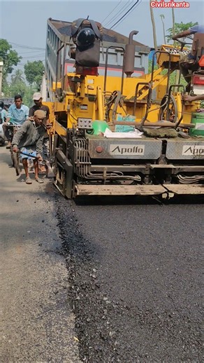 Bituminous work #roadconstruction #short #civilengineering #construction