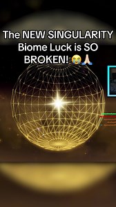 The NEW SINGULARITY Biome Luck is SO BROKEN in Sol’s RNG! 😭🙏🏻 #roblox #robloxmemes #gaming #solsrng