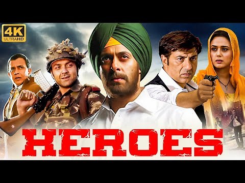 HEROES (2008) Full Hindi Action Movie | Salman Khan, Sunny Deol, Bobby Deol, Preity Zinta, Mithun