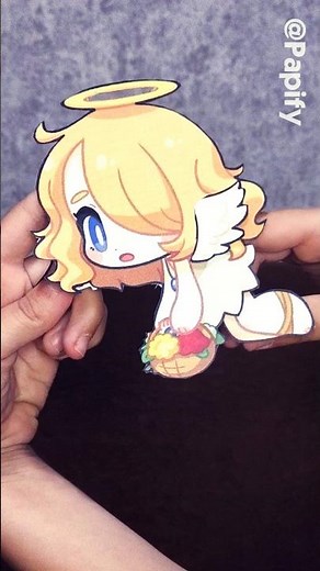 Pepako doll Angel flying😇😇😇 #diy #pepako #pepakura