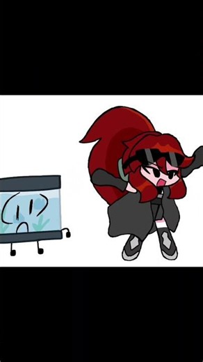 Blocky throwing a hammer at the pizza
