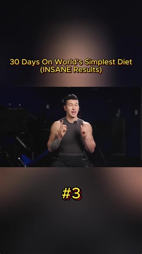 30 Days On World's Simplest Diet (INSANE Results) #WeightLossJourney #DietChallenge #FitnessMotivation #HealthyLifestyle #Transformation