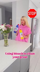 Stop using bleach to clean your tile grout! | Lynsey Queen Of Clean