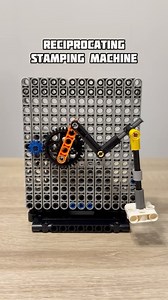 5.4K views · 34 reactions | Reciprocating Stamping Machine #lego #technic #legotechnic #mechanical #diy #mechanism #mechanicalengineering #machine #reciprocating #mechanisms #satisfying #stamping #engineering #legofan #legofun #legoideas #satisfyingvideo | Bricks Master Builders | Facebook