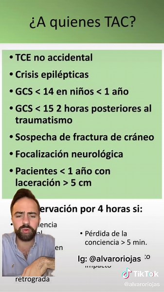 Traumatismo Craneo Encefalico leve #medicina #pediatria #clase #mip #pasante #MPSS #Residencia #residente #fyp #greenscreen #contenido