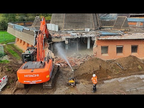 Demolition begins! | South Norfolk House The Beginning Of The End HAS ARRIVED | Drone Footage |