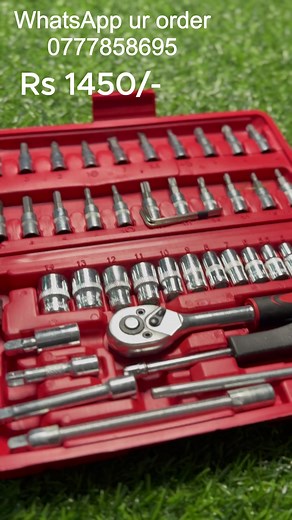 46-in-1 Tool Set – Must-Have for Every Home & Workshop! 🛠️🔥 Upgrade your toolkit with this all-in-one 46-piece tool set, perfect for home repairs and professional use! ⚙️ ✅ Includes 46 essential tools in one compact kit ✅ Ideal for DIY projects & mechanical repairs ✅ High-quality & durable – Limited stock available! 💰 Price: 1450/- 📦 Delivery: 430/- (Cash on Delivery Available) 📲 Order now via WhatsApp: 0777858695 🌐 Visit our website: www.skyle.lk #ToolSet #MechanicTools #DIYTools #Hardwar