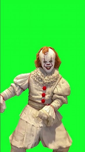 Pennywise dancing meme Green screen
