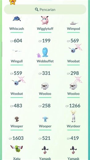 evolusi pokemon wingull