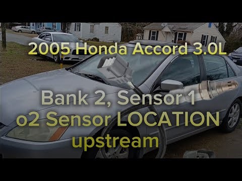 2005 Honda Accord 3.0L Bank 2, Sensor 1, o2 sensor LOCATION
