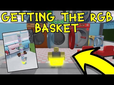 Getting the RGB Basket in Laundry Simulator | How to Get The RGB Basket
