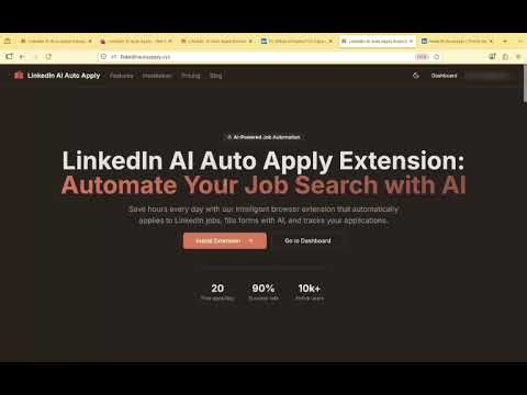 LinkedIn AI Auto Apply Extension Tutorial: Apply to 100s of Jobs on Autopilot (2026 Guide)