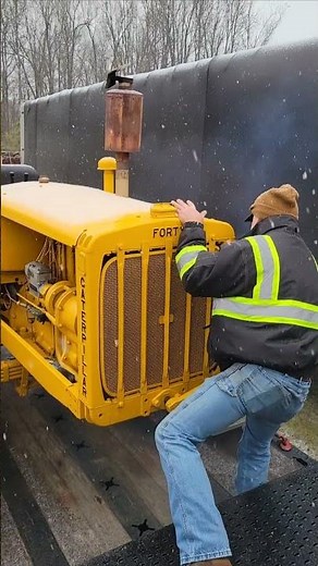 1936 Gas CAT Forty Cold Start