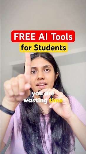 Free AI Tools for Students! #freeaitools #studyingtips #tech #aiagents #bestaitools #techtutorials