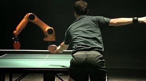Watch This Incredible Duel Between a Robot and a Table Tennis Champ