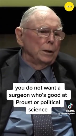 😱 Charlie Munger’s Opinion about Specialization! 😱 Charlie Munger believed that specialization is necessary for most people to earn a living, but dangerous if it dominates how they think. He argued that you should become highly competent in one field to be useful, while simultaneously training your mind across many disciplines. Munger advocated for building a latticework of mental models drawn from many fields—economics, psychology, mathematics, biology, physics, history, and engineering. He b