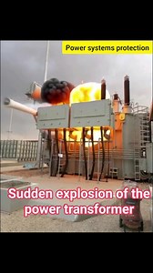 111K views · 204 reactions | Sudden explosion of power transformer #electrician #power #transformers #ArcFlash #safety | Power systems protection | Facebook