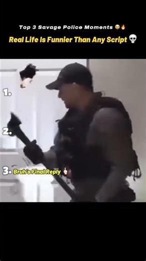 Top 3 Funniest Police Moments Caught On Camera😂😱 #guessthesong