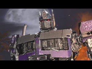 EVIL OPTIMUS PRIME ATTACKS Transformers Shattered Glass Rise of the Beasts Fight Scene Animation SFM