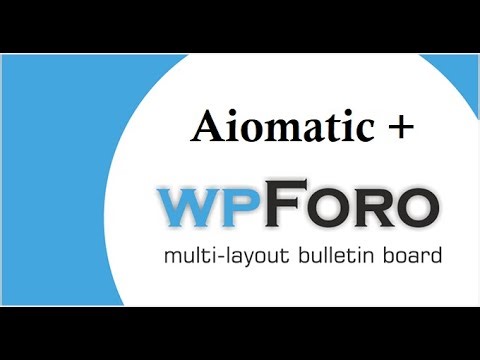 Integrating wpForo with Aiomatic - Full Setup and Workflow