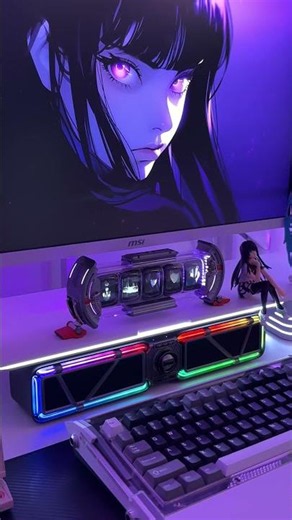 Anime RGB Desk Transformation | Divoom Pixel Art Display Trio For Your Setup