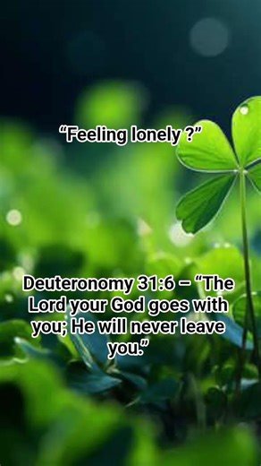 God is always with you today—never alone🙏 Follow for daily scripture #faith #bibleverse #bibleverse