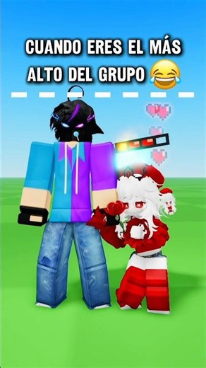 SOY MÁS ALTO QUE MI CRUSH 😳 #nabi #roblox #shorts