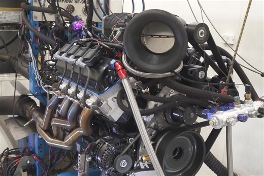 Blown 427 Clevor Dazzles On The Dyno With Four-Digit Output