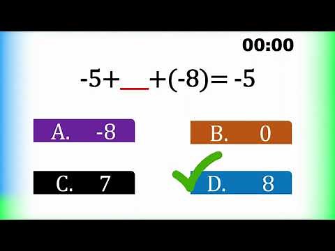 Math Warriors - Addition of Integers (Quiz)