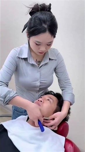 Real Barber Experience | Ear Cleaning & Shave ASMR