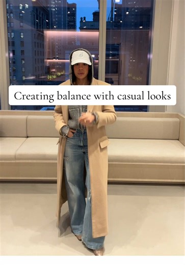 Casual Friday, but styled. Texture, proportion, ballet flats and one polished layer to pull it together. What’s your go-to way to elevate casual looks? #StyledNotOverdone #CasualFriday #EverydayStyle #ModernUniform