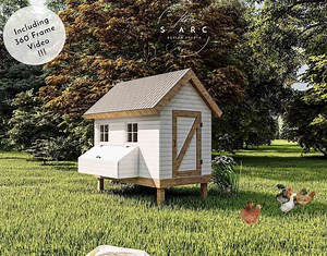 Chicken Coop Plans - DIY 4 X 8 Coop Plans, 8-10 Chicken, Frame Video, Step by Step Guide, PDF File Instant Download - Etsy