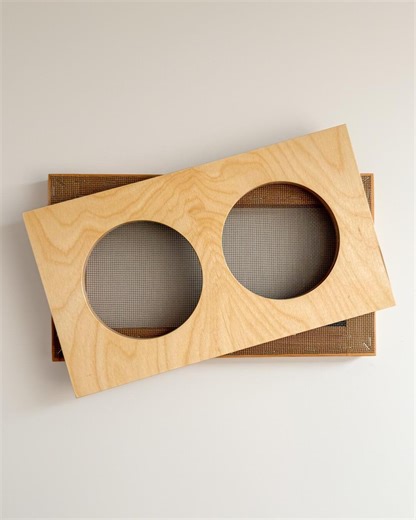 Papermaking Mold With Optional Deckles. Mix-and-match Shapes Set. Circles, Hearts, Flowers, Stars & Moon Deckles