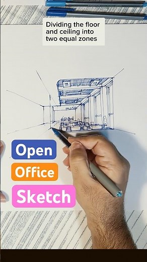 Open Office Sketch | Basic Perspective Lines