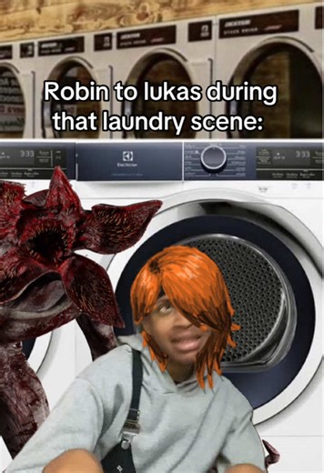 Ong i dint blame robin out of him and that damn radio and robins girlfriend breathing hard I would’ve left them #strangerthings5 #robinstrangerthings #koilarious #funnytiktok