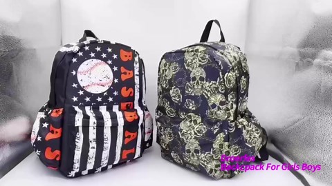 Moon And Sun Backpack School Bag Lightweight Bookbag Laptop Travel Daypack For Kids Girls Boys Teens