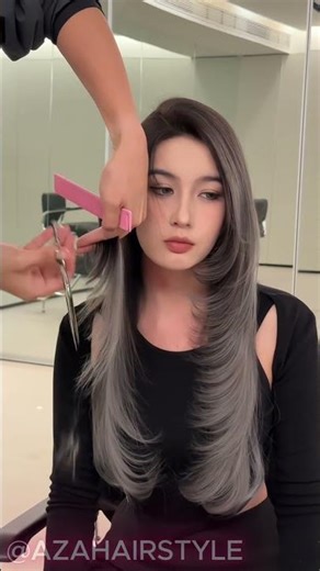 Guide to layering long hair #hairstylist #haircutguide #beforeandafter #AZAHAIRSTYLE