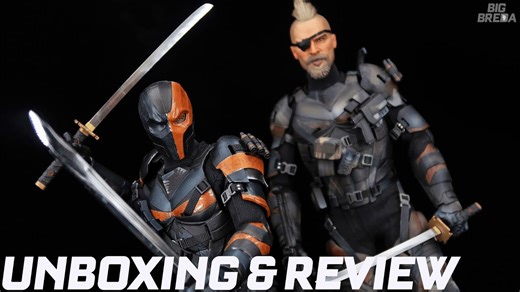 Deathstroke Flashpoint 1/6 figure unboxing collector insights
