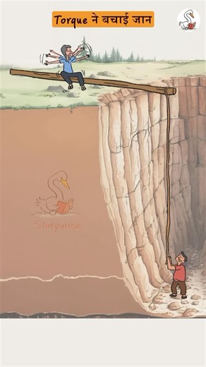 Learn With Animation on Instagram: "“When Physics becomes a lifesaver! 🧠💪 A man stuck in a well… and a simple wooden stick + Torque helped pull him out! 🕳️➡️👨‍🦰 That’s the power of turning force — small effort, big impact. 💥 Because sometimes, Physics isn’t just about formulas… it’s about survival! ⚙️✨ #TorqueInRealLife #PhysicsWithMasala #LearnWithFun #ScienceInAction” #Torque #PhysicsReel #LeverPrinciple #TurningForce #RealLifePhysics #PhysicsCon