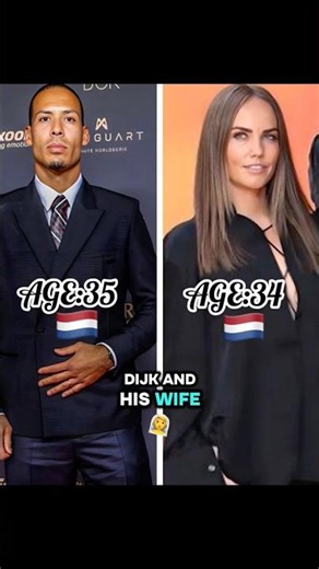 Vigil van dijk and wife
