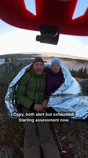 Lost Elderly Couple Found at Dawn After Night in Mountains—Still Holding Hands #SearchAndRescue