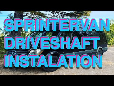Sprinter Van Driveshaft How to
