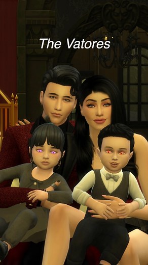 meet my Sims 4 vampire family 🧛‍♀️ youtube: solitasims #TheSims4 #Sims4Mods #solitasims | solitasims