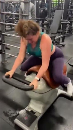 Core Training or Riding? 😂 #fitness #gymhumor