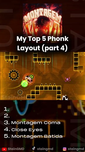 Funk/Phonk compilation Geometry Dash