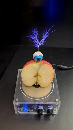 Tesla Coil Super Mario 🔥⚡️ #teslacoil #experiment