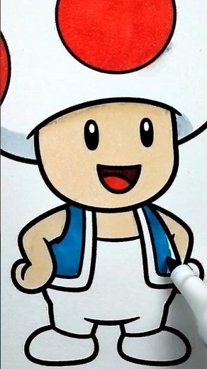 🌈 Toad Coloring Transformation – SO SMOOTH