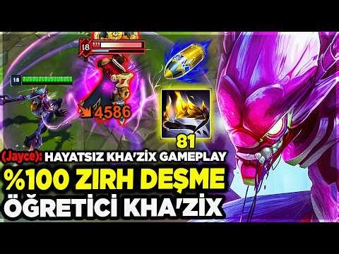 1 VURUŞLA SAKAT BIRAKAN KHA'ZİX !! ÖĞRETİCİ \u00100 ZIRH DEŞME !!