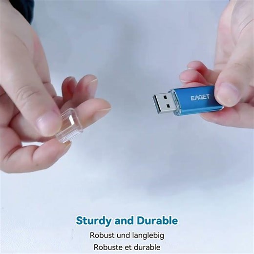 Eaget F2-blue USB Flash Drive,Scratch Resistant and High Quality#eaget#F2 #flashdrive #tech #storage