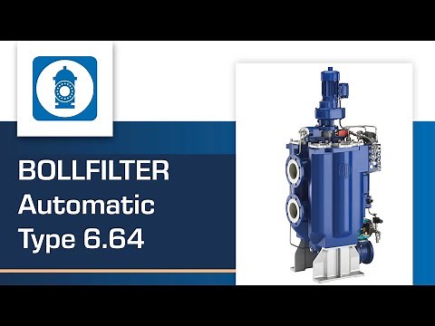 Automatic Self-Cleaning filter for large engines: BOLLFILTER Automatic Type 6.64